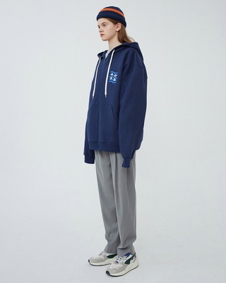 ADER ERROR Pullover loose sweater men and women ラウンドネックプル ...