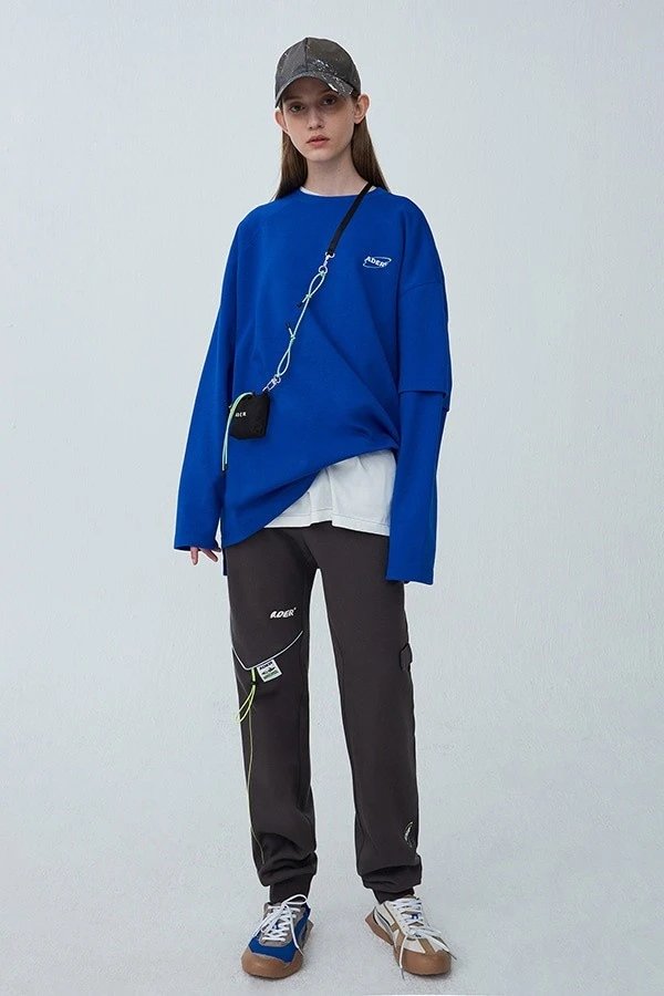 ADER ERROR Asymmetry Long Sleeve T-shirts men and women アーダー