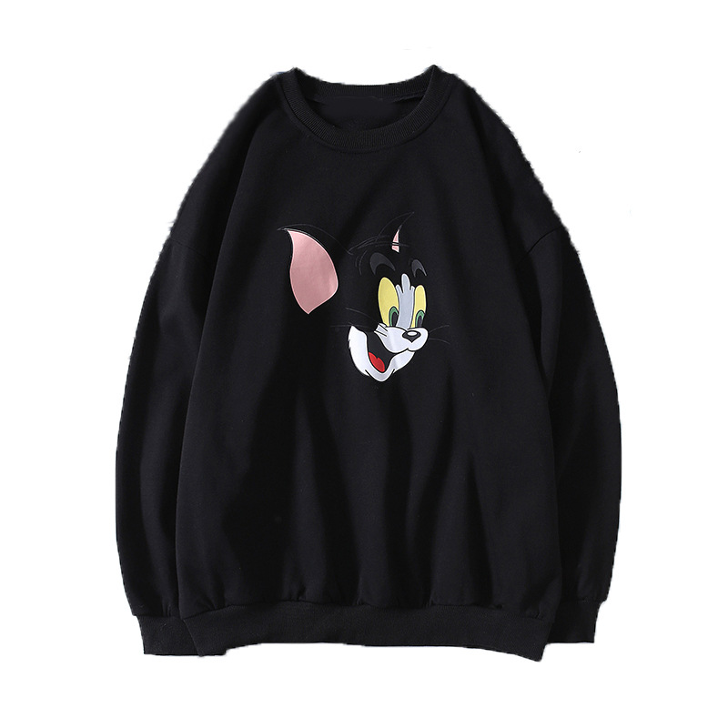 Tom And Jerry Sweat Shirt Pullover ペアやファミリーで トム ジェリー オーバーサイズ スウェット トレーナー ユニセックス 男女兼用 幅広いサイズ Tom And Jerry Sweat Shirt Pullover ペアやファミリーで トム ジェリー オーバーサイズ スウェット トレーナー ユニセックス 男女兼用 幅広いサイズ