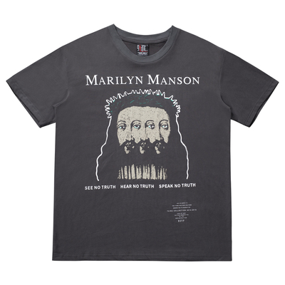 VINTAGE ヴィンテージ MARILYN MANSON REPENT Vintage T-shirt マリリン・マンソン レペントゥ ヴィンテージ Tシャツ グレー半袖Tシャツ