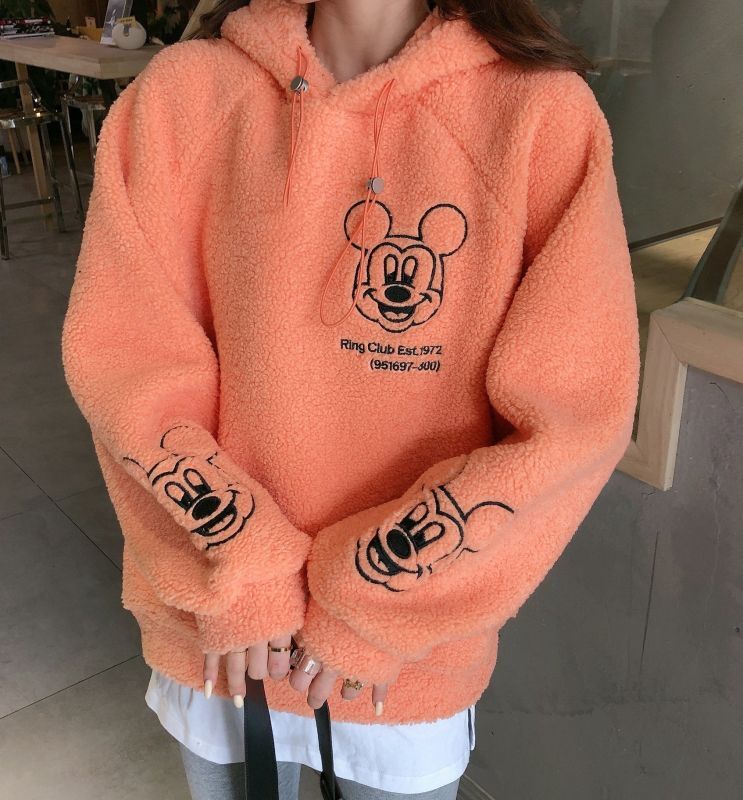 “Disney” Fleece Jacket / ミッキー 刺繍