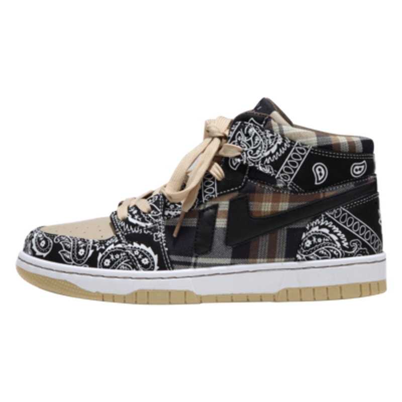 Men S Paisley High Top Sneakers メンズペイズリー柄ハイカットスニーカー