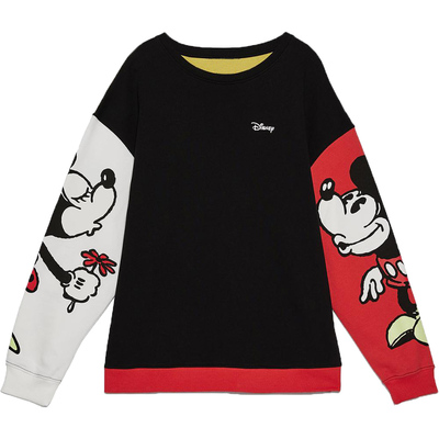 Women S Disney Minnie And Mickey Mouse Sweatshir ミッキー ミニー 長袖スウェット トレーナー プルオーバー