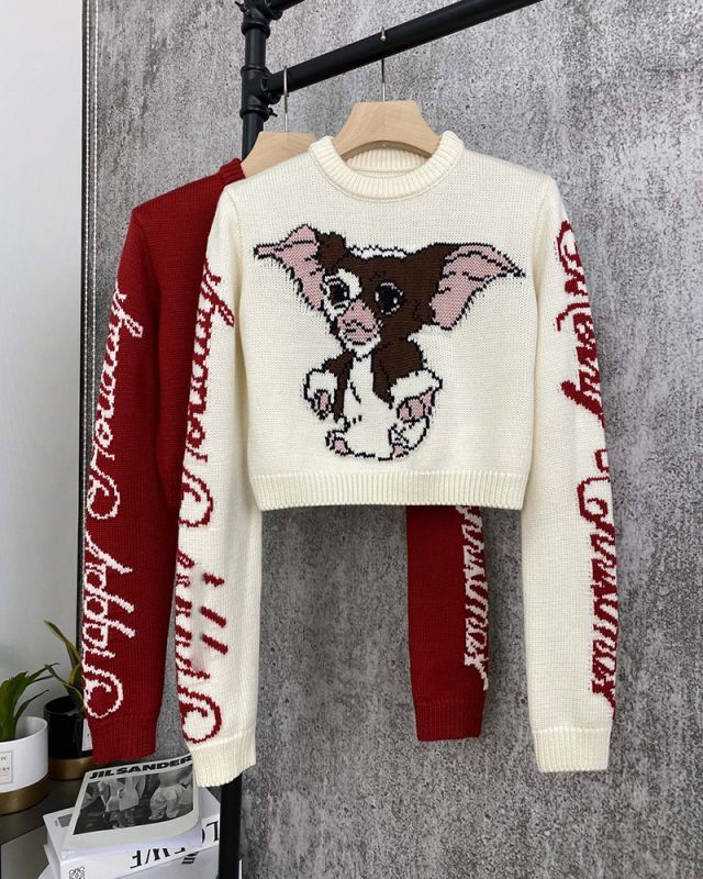Women S Gremlins Crop Sweater グレムリン クロップ セーター