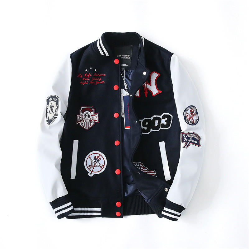 NY ニューヨークヤンキース スタジャン ウインドブレーカー LB NY