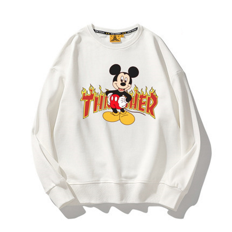 Unisex Mickey Mouse & Flower Sweat Pullover 男女兼用ミッキーマウス 