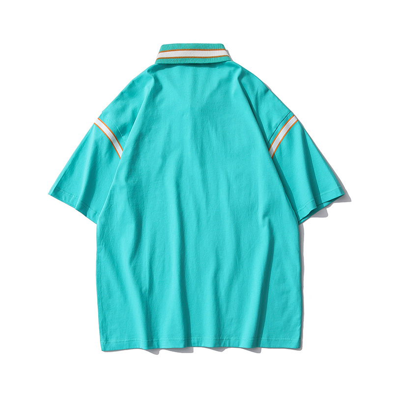 Unisex bear embroidery polo shirt Short Sleeve 男女兼用ベア クマ刺繡 半袖ポロシャツ