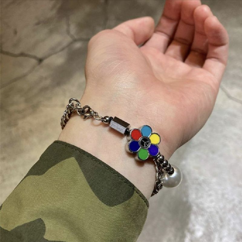 Unisex FLOWER ANARCHY PEARL bracelet Jewelry 男女兼用ユニセックス ...