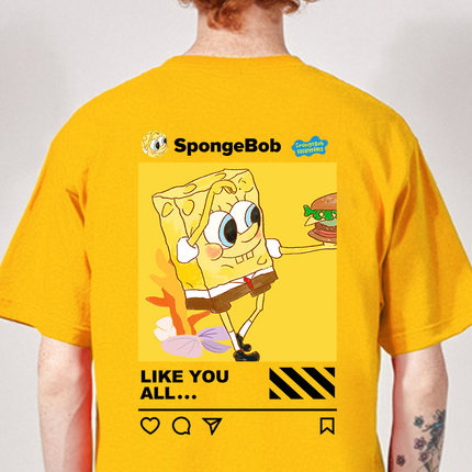 スポンジボブ パトリック tシャツ XL 黒 2002年 トップス