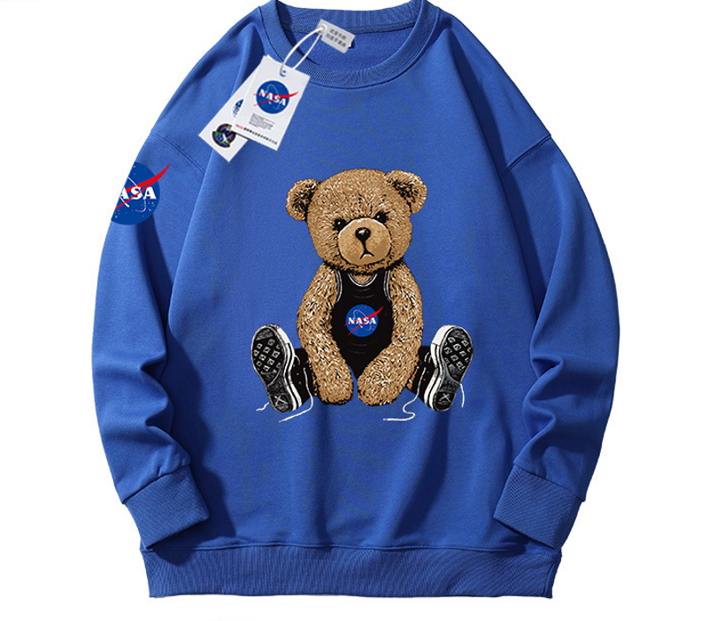 Unisex NASA&Bear print sweatshirt 男女兼用 ユニセックスナサNASA＆