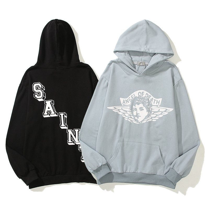 Unisex Saint Michael Angel Hoodie Hoodiesweater Pullover ユニセックス 男女兼用セント