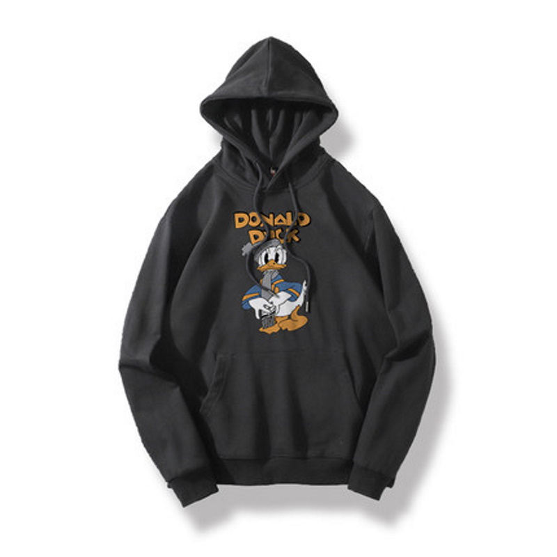 Men And Women Donald Duck Hoodie Sweatshirt ユニセックス男女兼用ドナルドダックフーディパーカースウェット