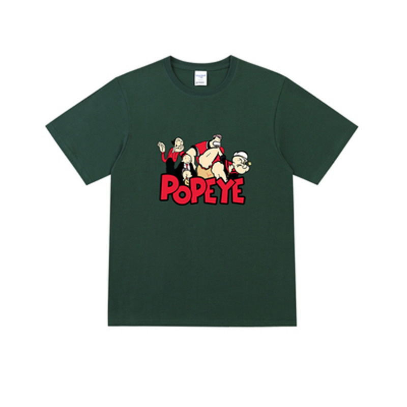 【POPEYE】ポパイ キャラクター Tシャツ レッド 半袖