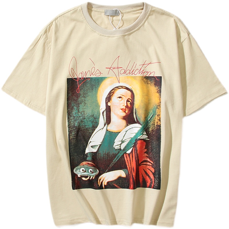 Vintage Madonna short-sleeved T-shirt ユニセックス 男女兼用ヴィンテージマドンナマリア半袖 Tシャツ