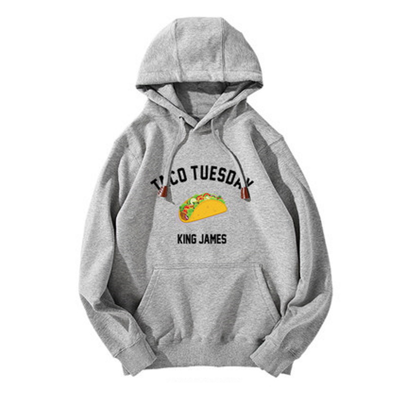Tacos Basketball Sports print hooded ユニセックス 男女兼用
