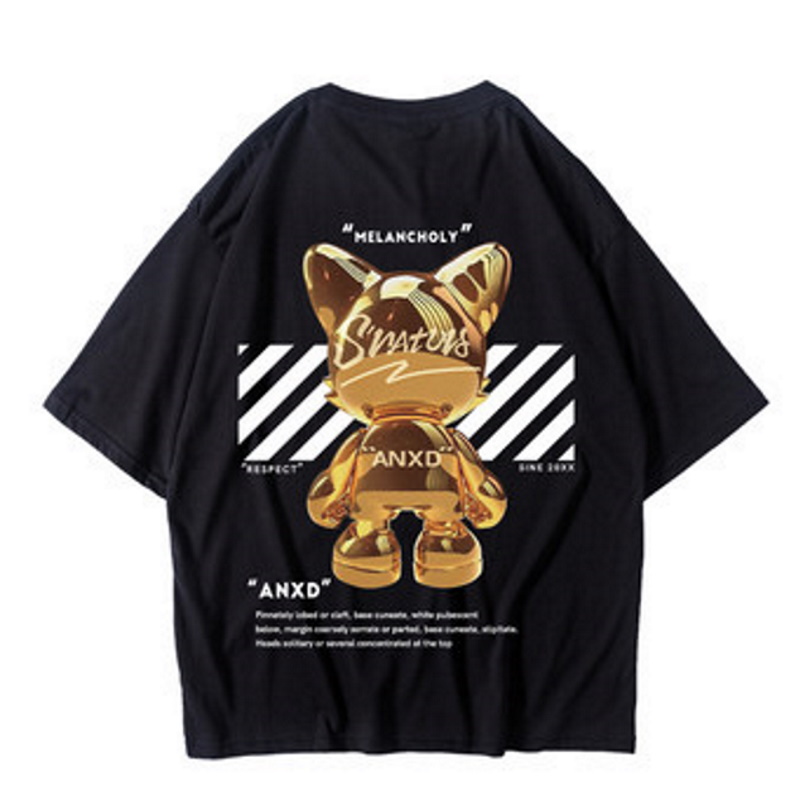 kaws hip hop oversized T-shirt T-shirt ユニセックス 男女兼用 ...