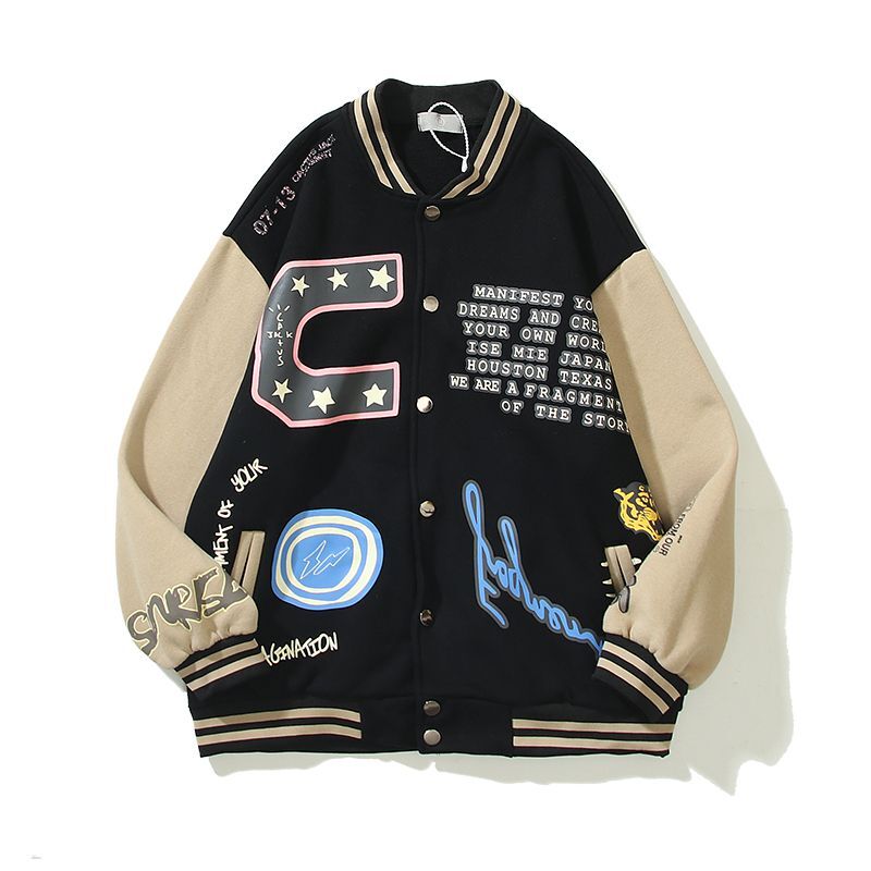 Travis Scott Cactus Jack Lightning Stadium Jumper BASEBALL JACKET