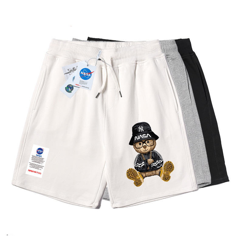 Unisex Nasa x NY Bear Sweat Half Pants ユニセックス ナサ×NYベア