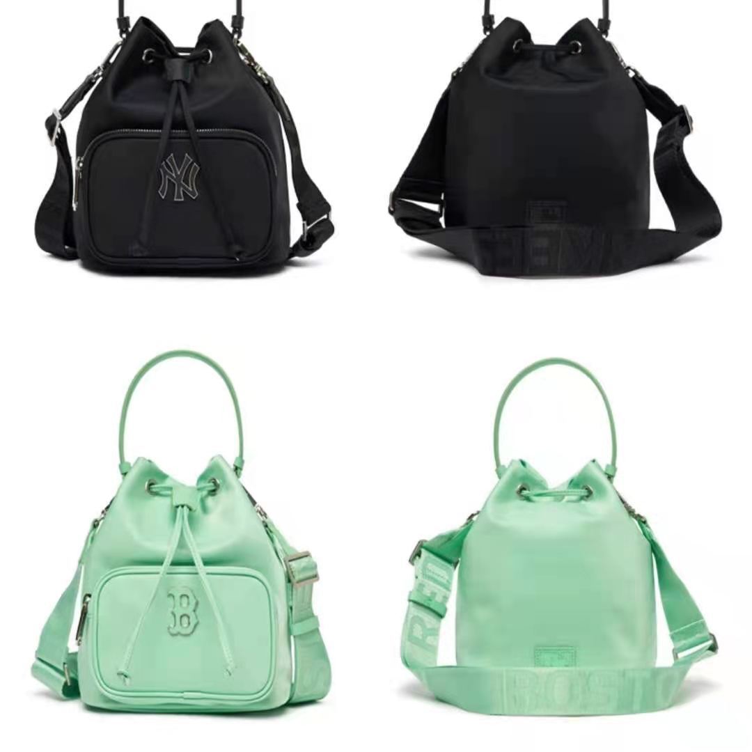 MLB NY Boston red sox nylon bucket bag Shoulder Bag MLBナイロンバケットバッグトートショルダーバッグ CREA WEB SHOP