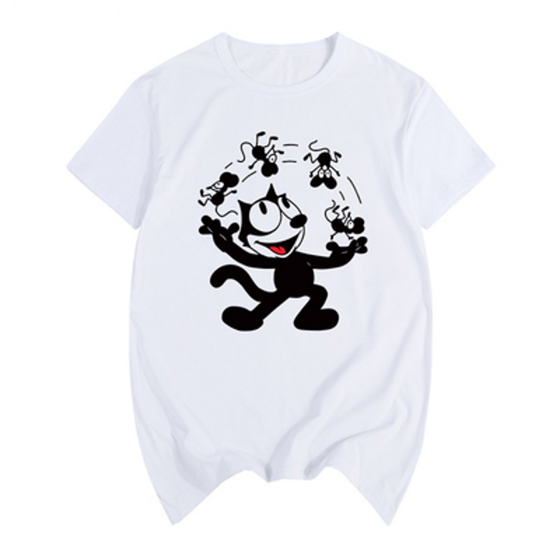 Felix the Cat Cartoon AnimeT-shirt ユニセックス男女兼用 