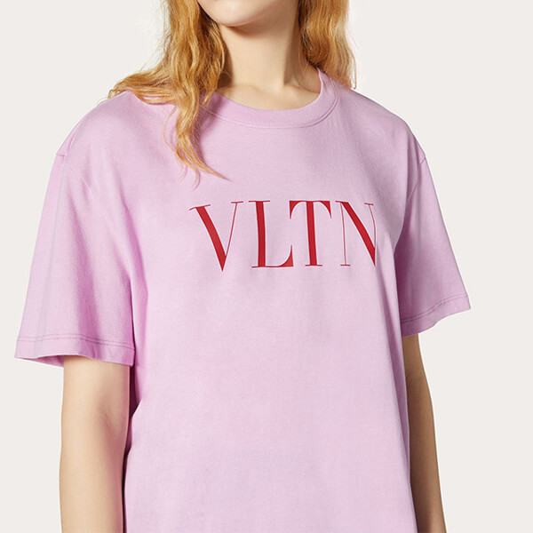 Unisex VLTN Rainbow Logo T-shirts VLTN レインボー ロゴ Tシャツ