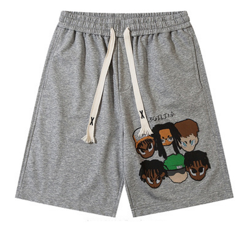 Unisex Hip hop boys print Five Points Pants ユニセックス 男女兼用