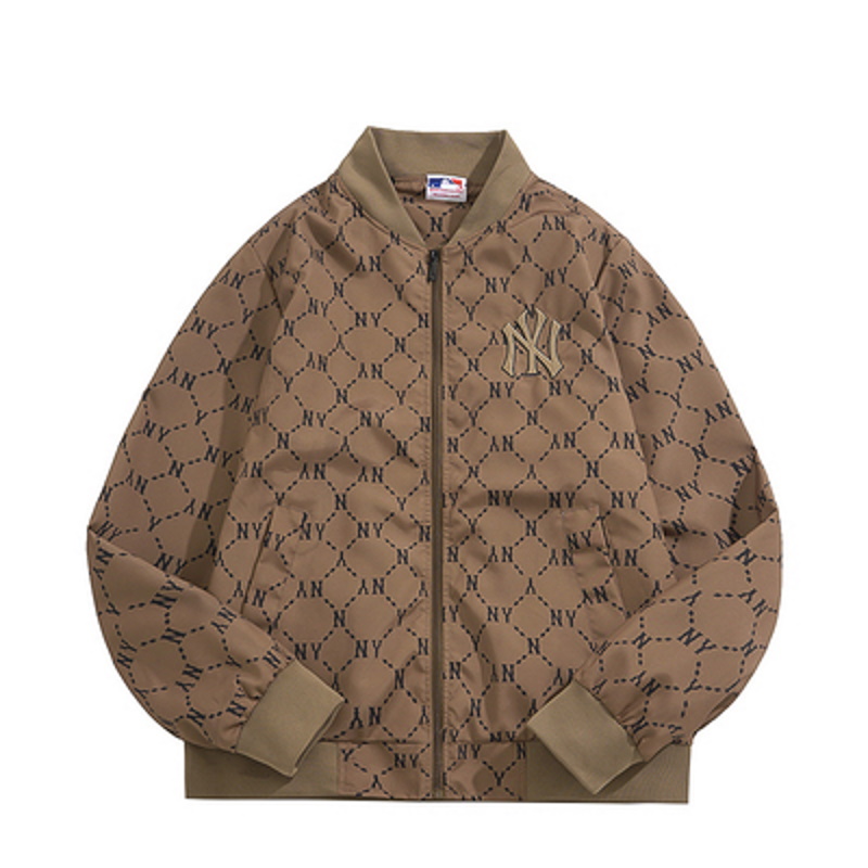 MLB NY stand collar Monogrambaseball uniform BASEBALL JACKET 