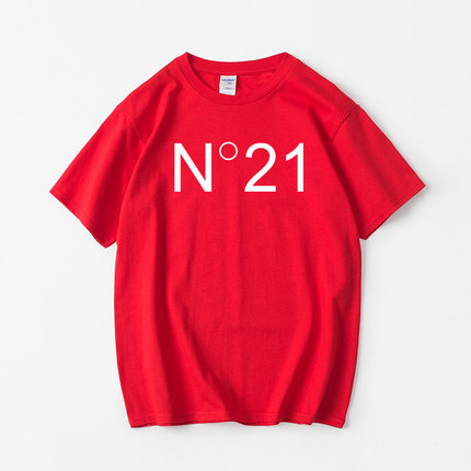 N°２１（ヌメロ）ロゴレースシャツ