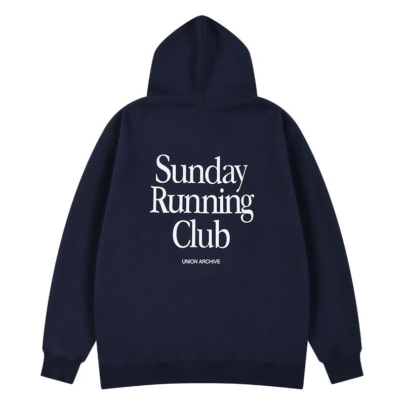 Sunday Running Club Logo Hoodie sweater ユニセックス男女兼用