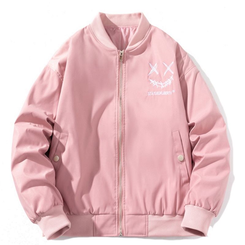 kaws embroidery pilot jacketembroidery oversize baseball uniform