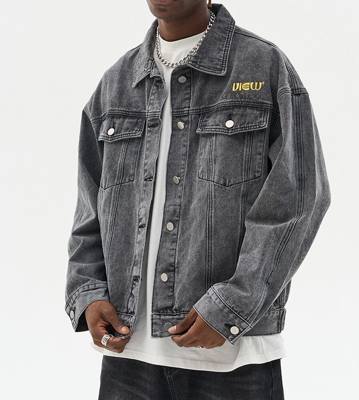 harshandcruel hip hop boy denim jacket ユニセックス 男女兼用ヒップ