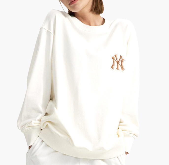 MLBNew York YankeeS print pullover round neck trainer ユニセックス ...