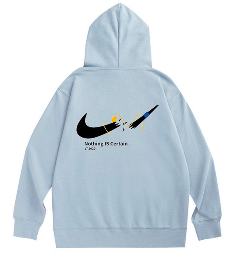 Broken Nike Parody Sweat Hoody Sweatshirts ブロークンフーディーパーカー 男女兼用 ユニセックス