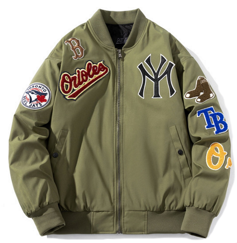 NY New York Yankees MA-1 stadium jumper baseball uniform jacket 