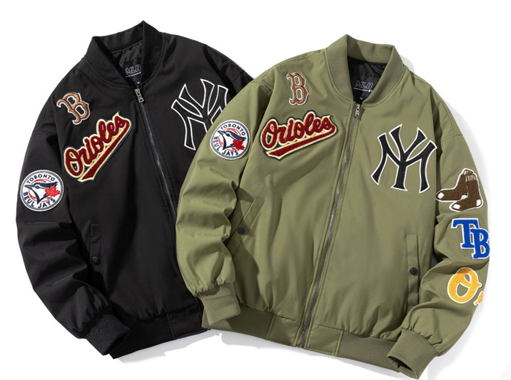 NY New York Yankees MA-1 stadium jumper baseball uniform jacket