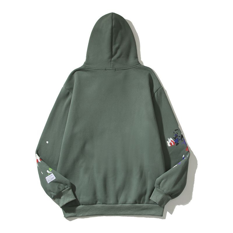hand-painted graffiti splash ink hoodiesweater ユニセックス 男女