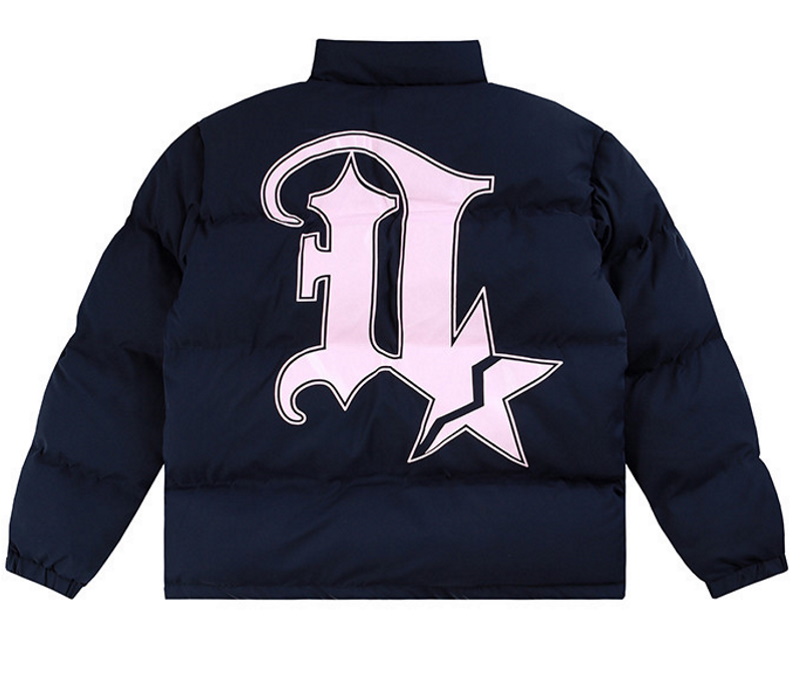 D Logo print down jacketJumper baseball uniform jacket blouson