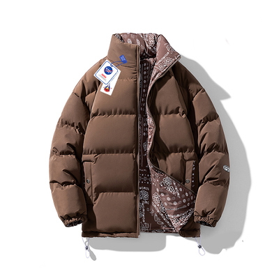 Paisley Reversible 2Way NASA Down jacket blouson ユニセックス