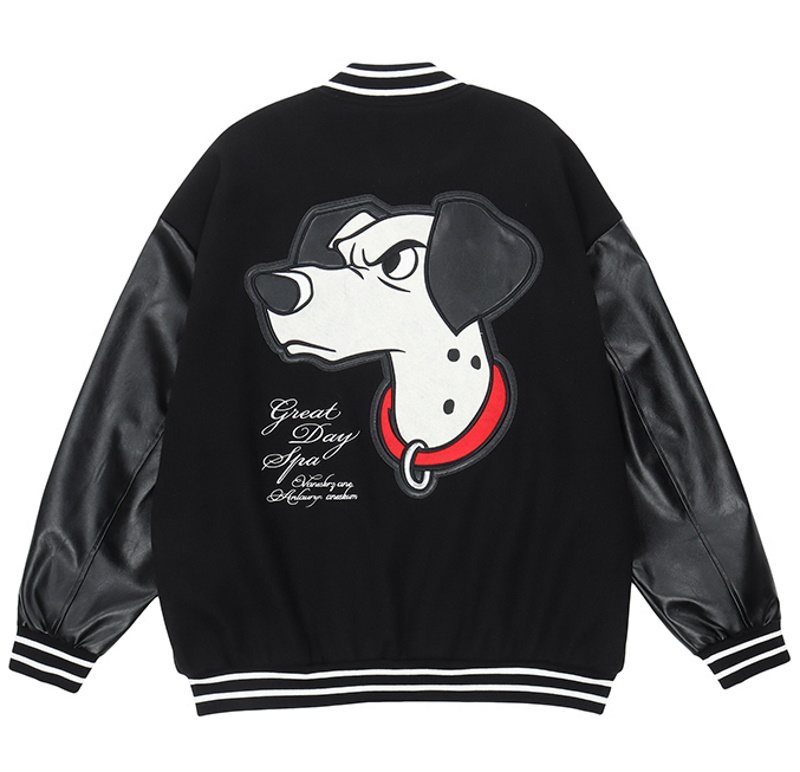 101 Dalmatians Embroidery Stadium jumperBASEBALL JACKET baseball 