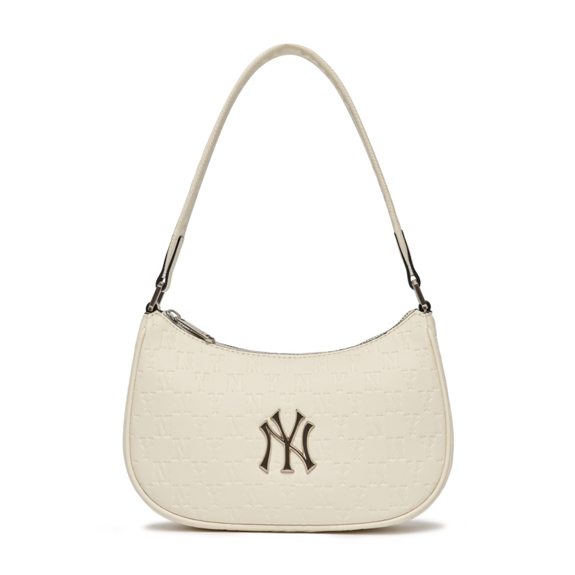 MLB Korea Classic Monogram Jacquard Hobo Bag