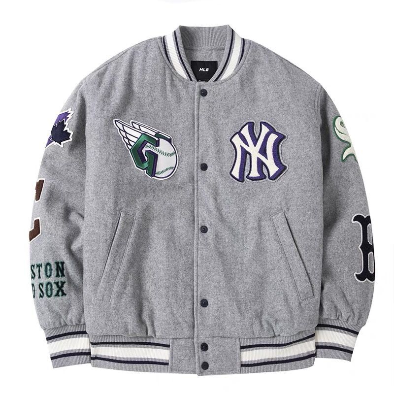 MLB NY windproof embroidery baseball jacket stadium jacket