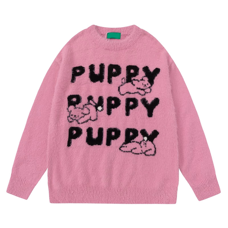 Unisex Puppy woven mohair sweater ユニセックス 男女兼用 パピー