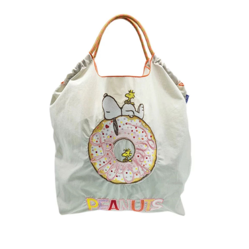 Donut x Snoopy x Woodstock ballchain tote shoulder bag