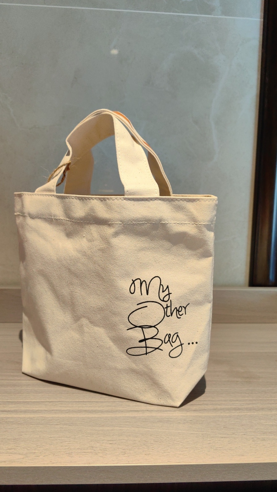 My Other Trompe L'oeil Bag Painted Canvas Tote Shoulder