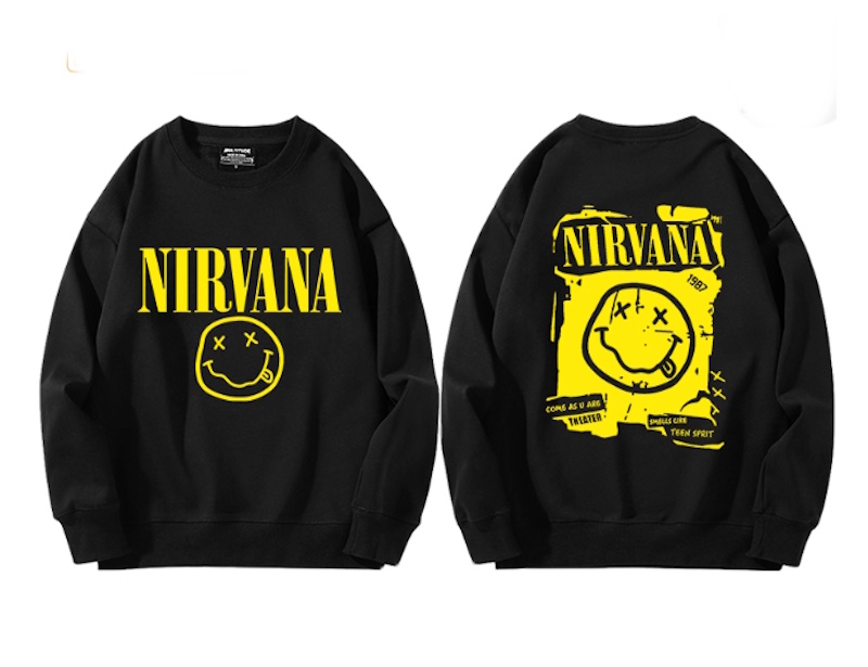 GILDAN Smells Like Nirvana 長袖カットソー L GILDAN Smells Like Nirvana 長袖カットソー L Kurt Cobain T