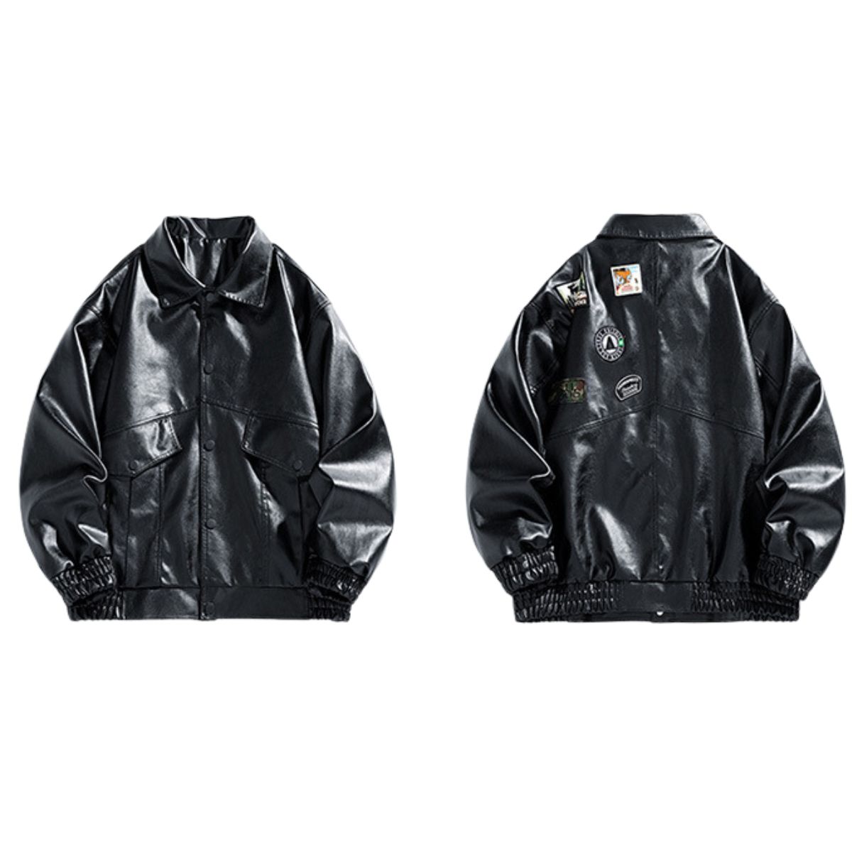 26SS Men's Back embroidery label shoulder elastic cuff jacket men