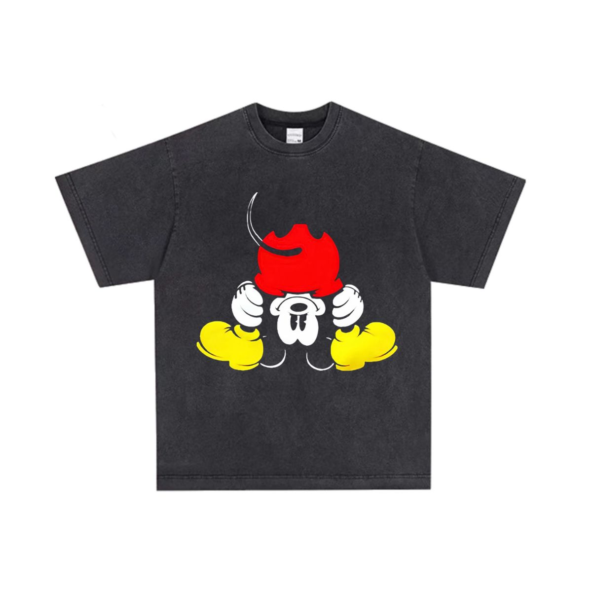 ヴィンテージ加工　ミッキーマウスTシャツ ミッキーマウス / ヴィランズ 】半袖 Tシャツ ヴィンテージ加工